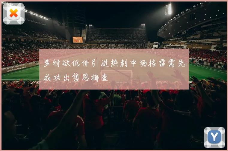 多特欲低价引进热刺中场格雷需先成功出售恩梅查